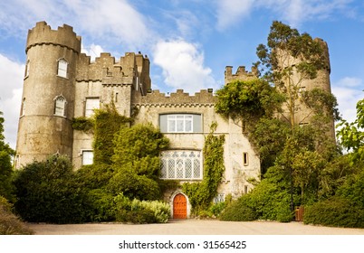 Medieval Irish Castle At Malahide - Dublin.