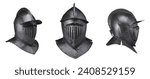 Medieval Knight Champion Helmet European Civilization History 