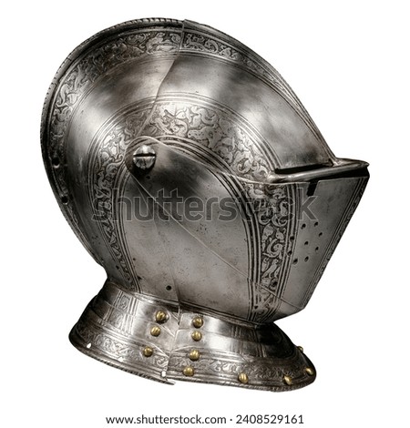 Medieval Knight Champion Helmet European Civilization History 