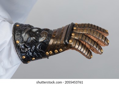 Medieval Knightly Plate Gauntlet Italian Armor Stock Photo 2055453761 ...