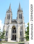 The medieval Notre Dame church in Bourbon-Lancy, Saône-et-Loire department, Burgundy, France