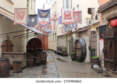 Medieval Old Town In Tallin, Estonia