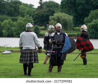 A Medieval Role Playing Event At The Cooper River Park In Collingswood, New Jersey On July, 10 2022.