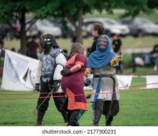 A Medieval Role Playing Gathering At The Cooper River Park In Camden County On July 10, 2022. - Cooper River Park, Collingswood, NJ | July 10, 2022.