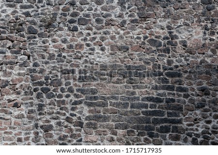 Medieval stone wall texture background
