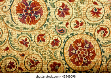 A Medieval Style Flowered Tapestry