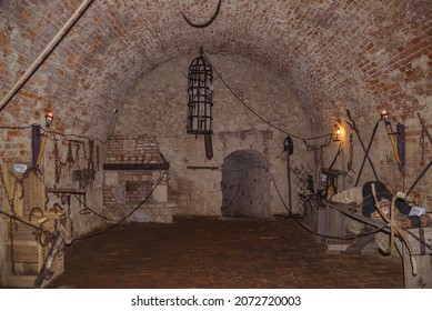 Medieval Torture Chamber In An Old Castle