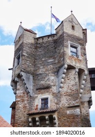Medieval tower of Pernštejn castle - Shutterstock ID 1894020016