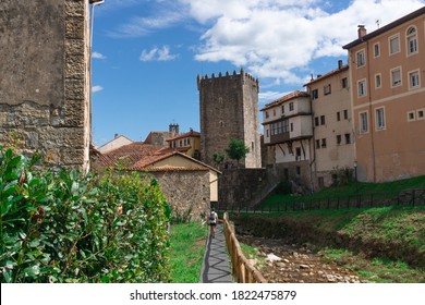 Medieval Town Of Asturias Called Salas