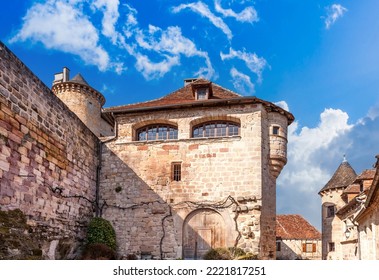 Medieval Village Of Curemonte In Corrèze, In New Aquitaine, France