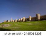 Medieval Walls in Avila, UNESCO site, Castile and Leon, Spain