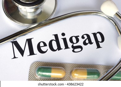 Medigap Written On A Paper. Medical Concept.