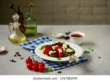 Mediterranean Bean Salad.style Hugge .selective Focus