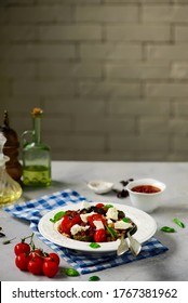 Mediterranean Bean Salad.style Hugge .selective Focus