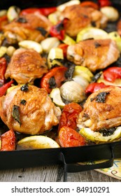 Mediterranean Chicken Tray Bake