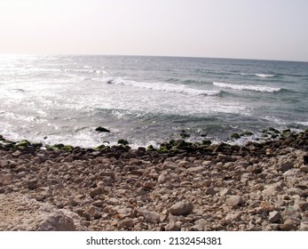 Mediterranean Coast In Tel Aviv, Early Spring, Waves, Travel, Vacation