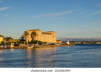 Mediterranean Coastal Environment Station, On The Edge Of The Etang De Thau, At Sunrise