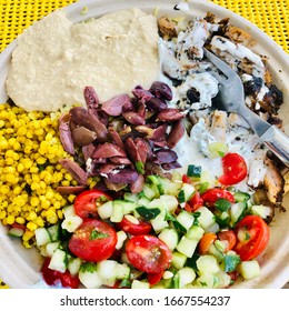 Mediterranean Food Chicken Shawarma Bowl