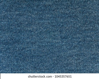 Medium Blue Washed Denim Fabric Texture Swatch