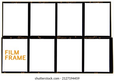 Medium format color film frame.With white space.text space. - Shutterstock ID 2127194459