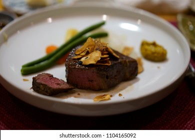 Medium Rare Beef Steak.