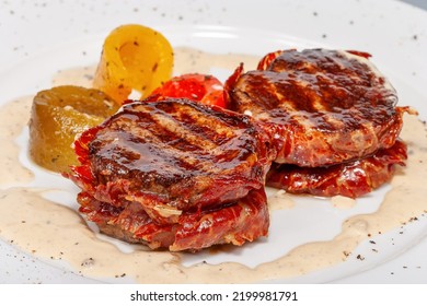 Medium Rare Fillet Mignon Steak