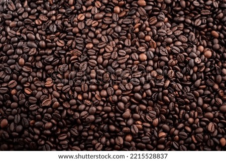 Medium Roasted coffee beans with background.