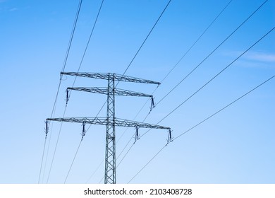 Medium Voltage Power Line Pole