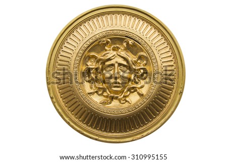 Medusa gold shield