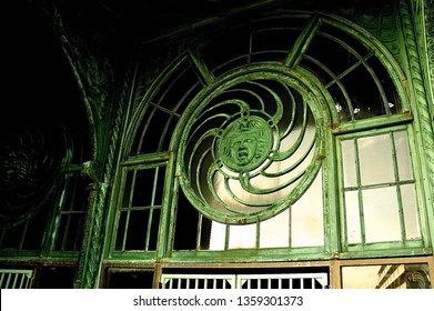 Medusa On Asbury Park Casino Carousel, NJ.