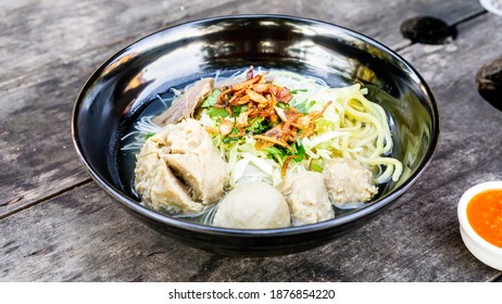 Mee Bakso Or Meat Soup Noodle -- All Time Local Favorite