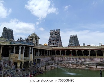 Meenakshi Amman Temple Madurai India Sep Stock Photo 758808490 ...