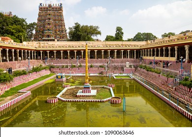 Meenakshi Sundareswarar Temple in Madurai. Tamil Nadu, India. - Shutterstock ID 1090063646