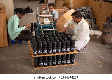 Meerut, Uttar Pradesh, India- 24 September 2018: Sports Goods Manufacturing Hub In India, 