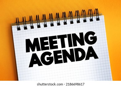 123 Meeting agenda format Images, Stock Photos & Vectors | Shutterstock