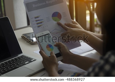 Meeting of business marketing target 