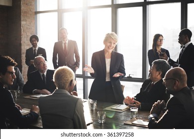 Meeting Corporate Success Brainstorming Teamwork Concept - Shutterstock ID 361397258