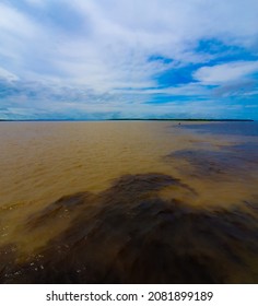 And The Meeting Of The Negro River With The Solimões Forming The Amazon River.