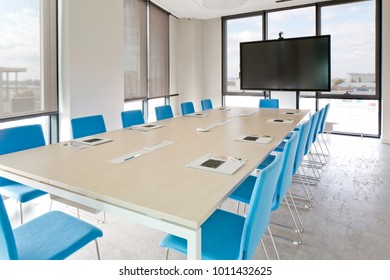 Meeting Room With Large Screen