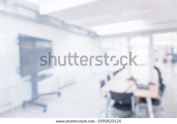 Meeting Room Out Focus Blurred Abstract Stock Photo Edit Now