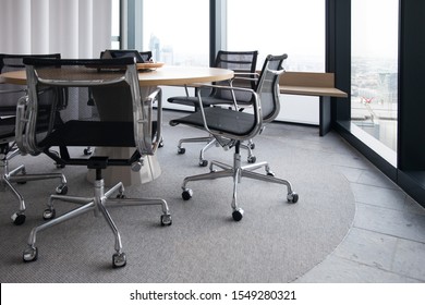 Meeting Room Professional Board Room Lit By Natural Light Chairs And Table Modern Office Fitout