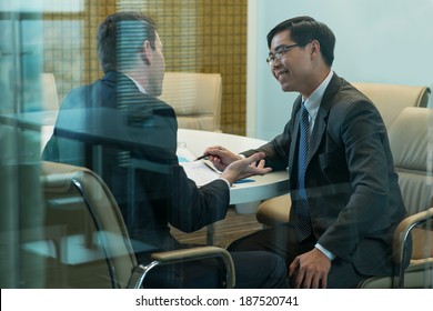 Meeting Of Two Businessmen