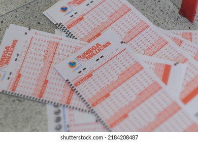 Mega Millions Lottery Tickets Are Seen At Blue Bird Liquor Store In Hawthorne, Calif., Friday, July 29, 2022. 