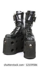 Mega Platform Boots, Isolated