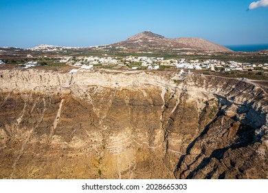 Megalochori And Santorini Caldera, Greece