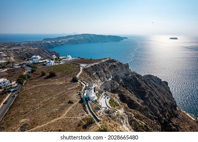 Megalochori And Santorini Caldera, Greece