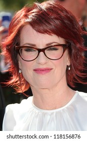 Megan Mullally At The 2012 Primetime Creative Arts Emmy Awards, Nokia Theatre L.A. Live, Los Angeles, CA 09-15-12