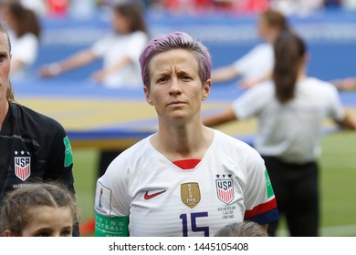 Megan Rapinoe Of USA During The FIFA Women's World Cup France 2019 Final Football Match USA Vs Netherlands On 7 July 2019 Groupama Stadium Lyon France