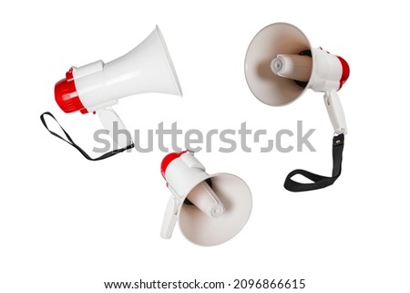Megaphone isolated on a white background. 