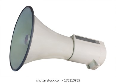 Megaphone Isolated Under White Background Stock Photo 178113935 Megaphone Isolated Under White Background Stock Photo 178113935